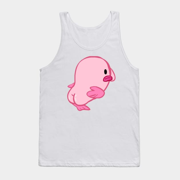 Twerking Blobfish Tank Top by JustBlobvis